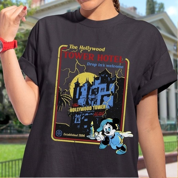 RiffRiss Other - The Hollywood Tower Hotel, The Twilight Zone Tower Of Terror Shirt